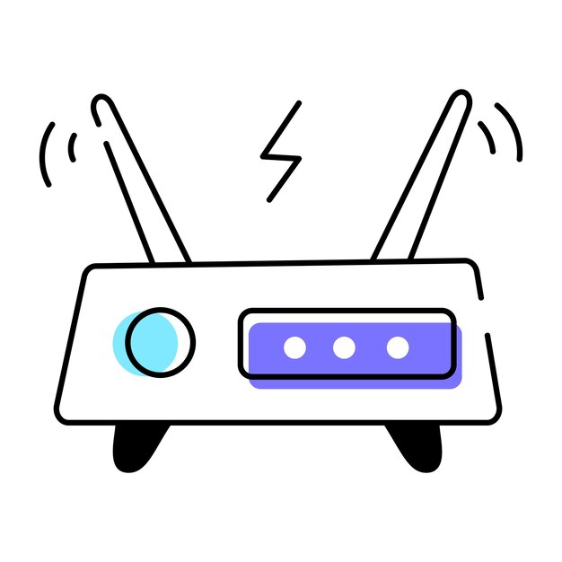 El icono de Doodle de los sistemas de seguridad