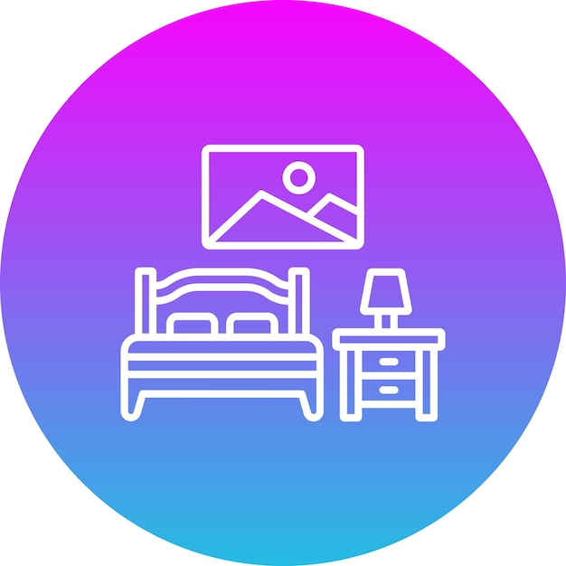 El icono del dormitorio