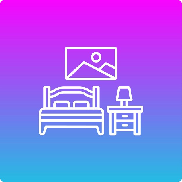 El icono del dormitorio