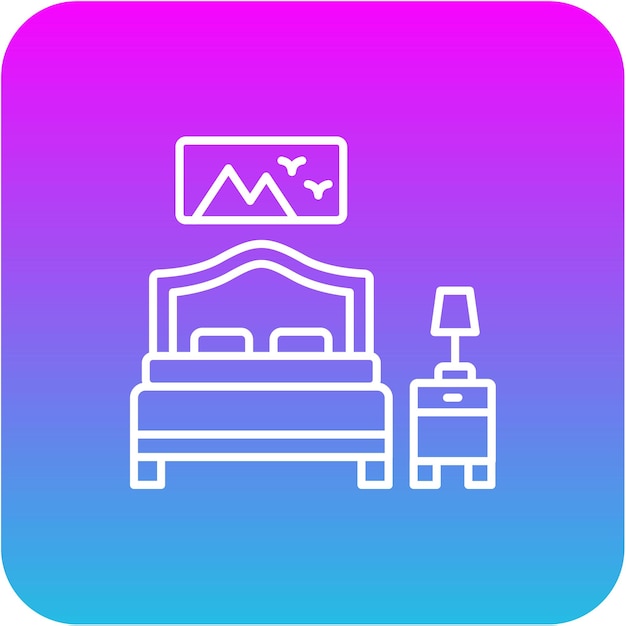 El icono del dormitorio