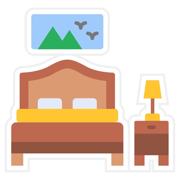El icono del dormitorio