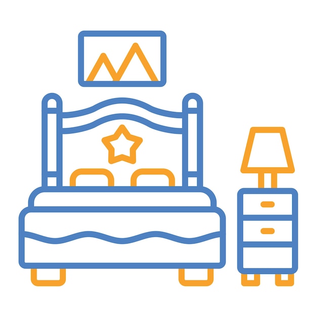 El icono del dormitorio
