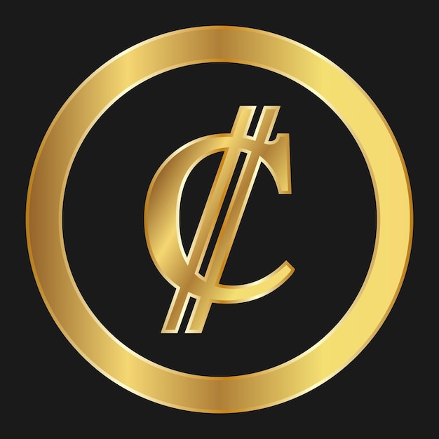 Vector icono de dos puntos de oro concepto de moneda web de internet