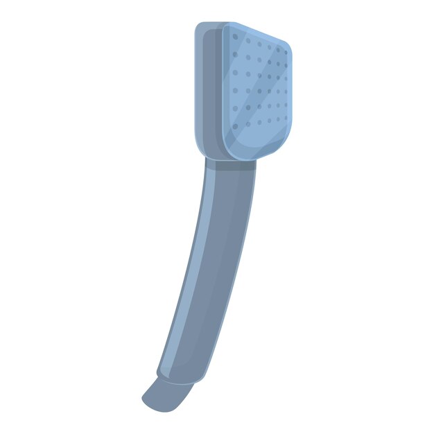 Icono de ducha cuadrada Caricatura de icono de vector de ducha cuadrada para diseño web aislado sobre fondo blanco
