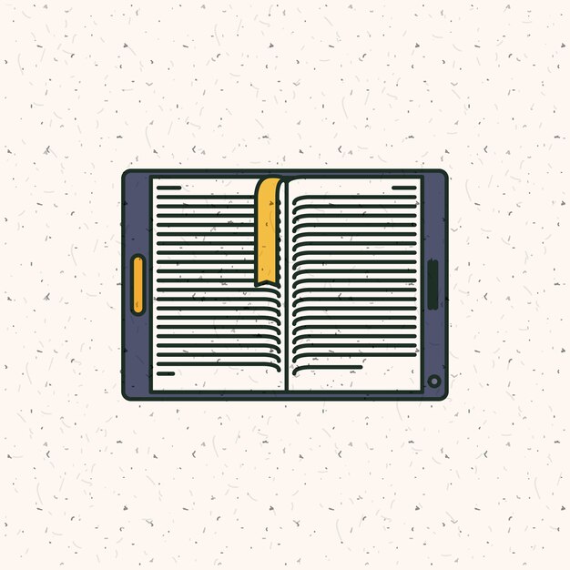 Icono de Ebook y tableta