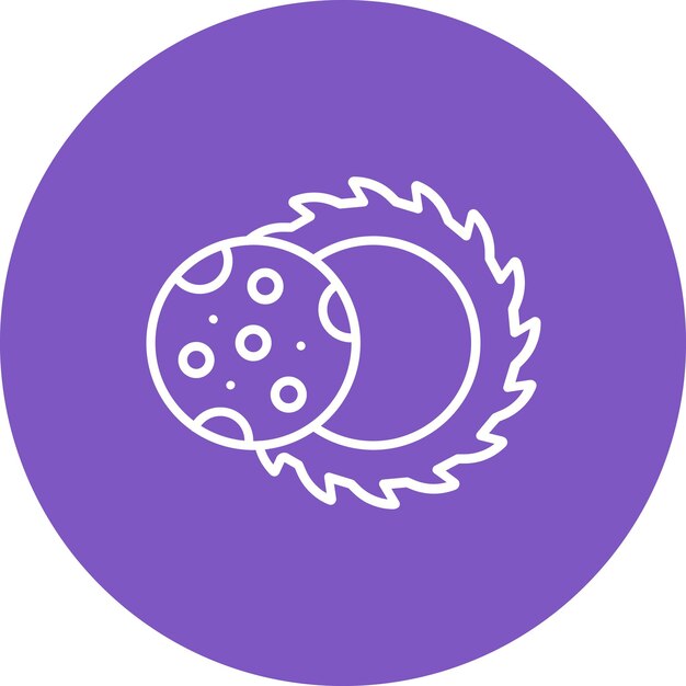El icono del eclipse solar