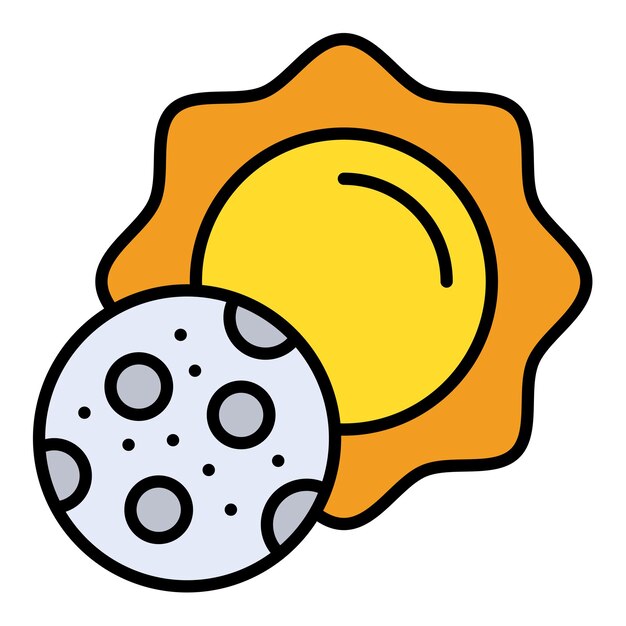 El icono del eclipse solar