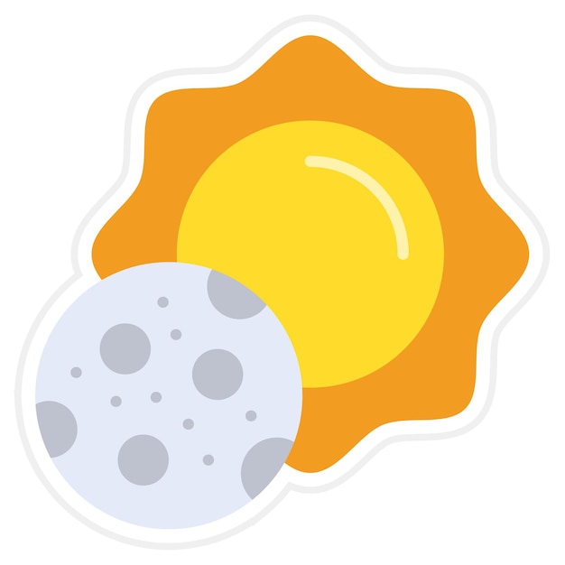 El icono del eclipse solar