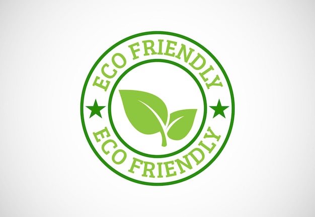 Icono ecológico Signo de etiquetas ecológicas y orgánicas Ilustración de vector de diseño de etiqueta de producto natural saludable