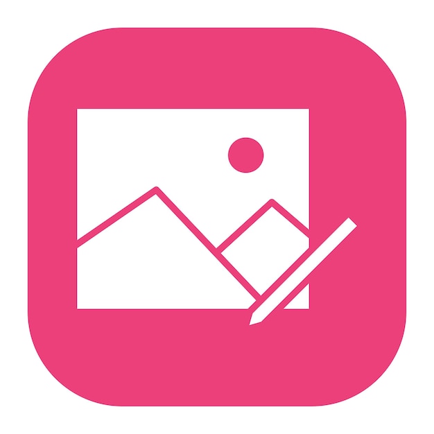 Icono de edición de fotos