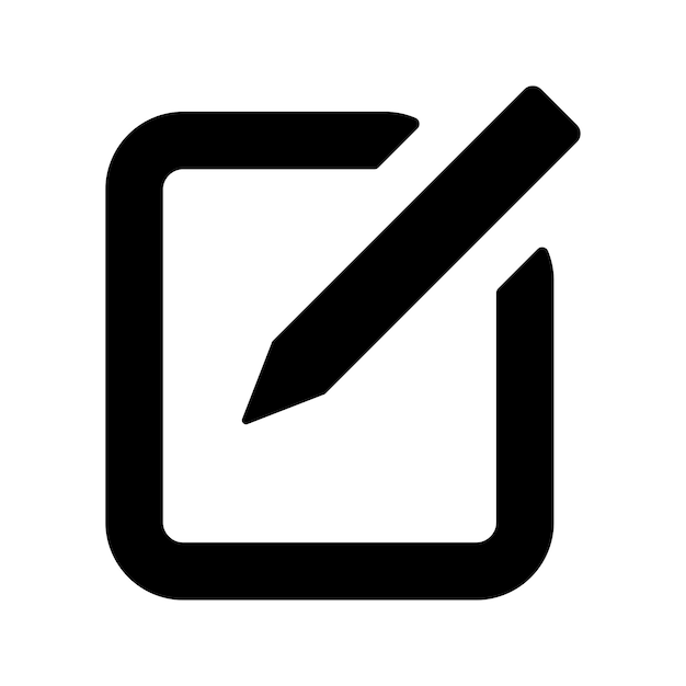 Icono de edición de la página
