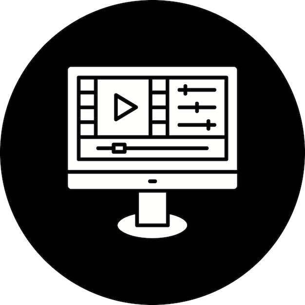 Icono de edición de vídeo