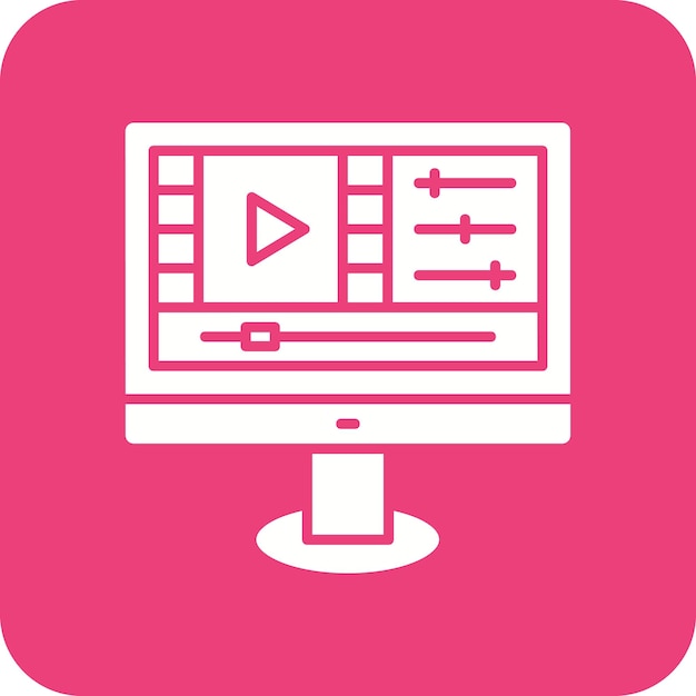 Icono de edición de vídeo