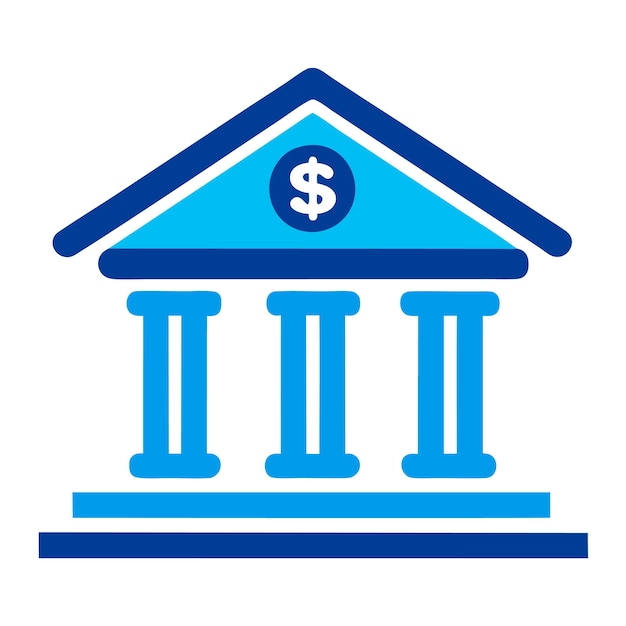 Icono del edificio del banco