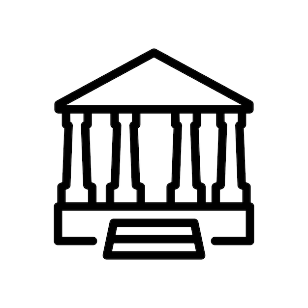 Icono del edificio del banco