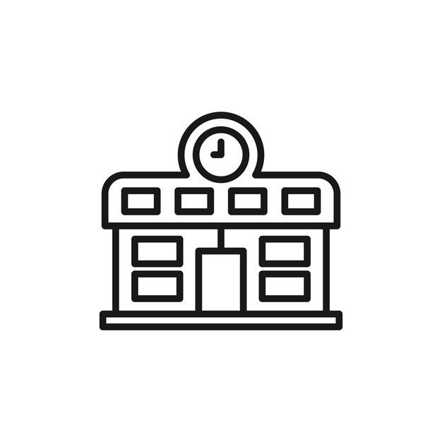 Icono del edificio de la estación de tren