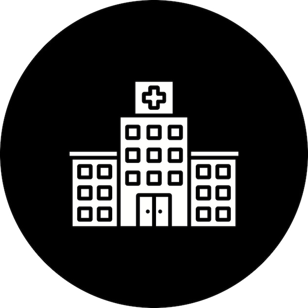 Icono del edificio del hospital