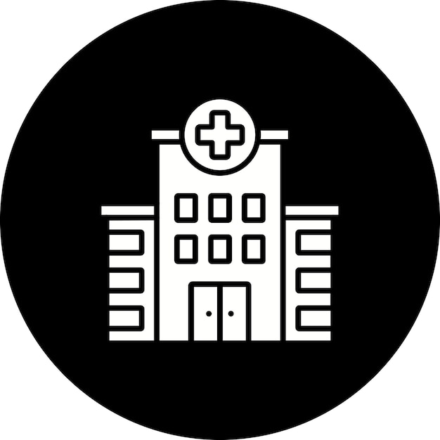 Icono del edificio del hospital
