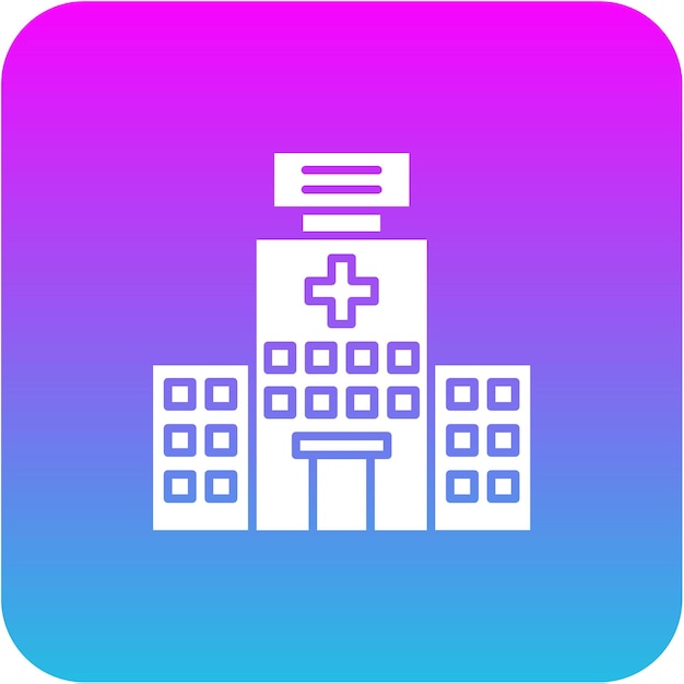Icono del edificio del hospital
