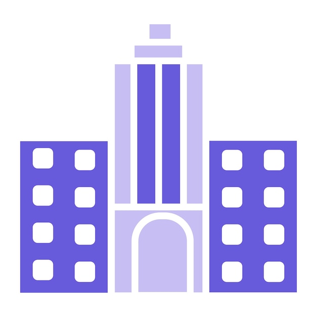 Icono del edificio de la oficina