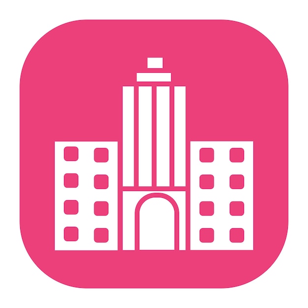 Icono del edificio de la oficina