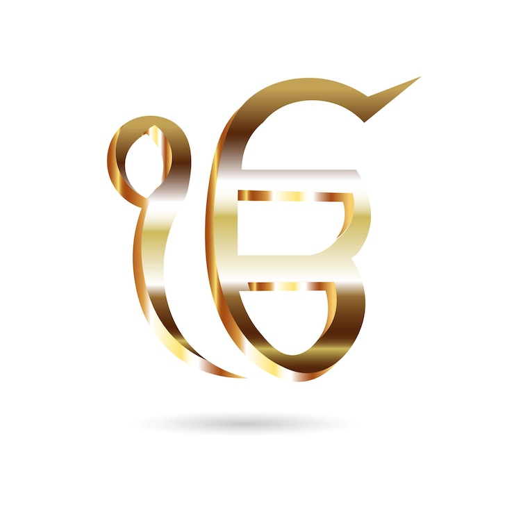 Vector icono de ek onkar ilustración de vector de diseño realista.