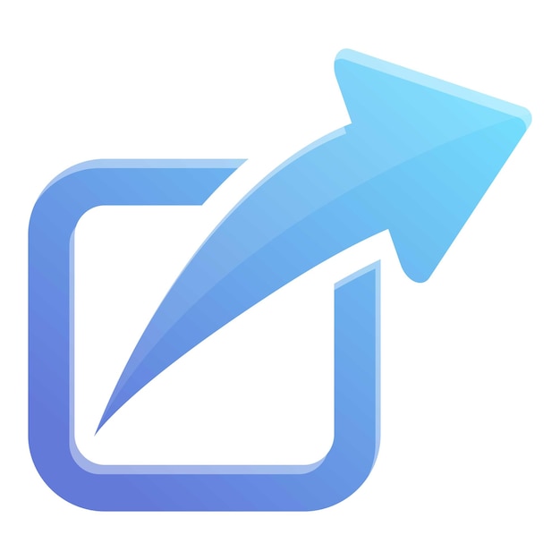 Icono de elección de repost Icono vectorial de elección de Repost para el diseño web aislado en fondo blanco