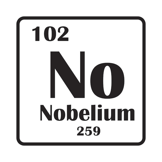 Icono de elemento nobelium