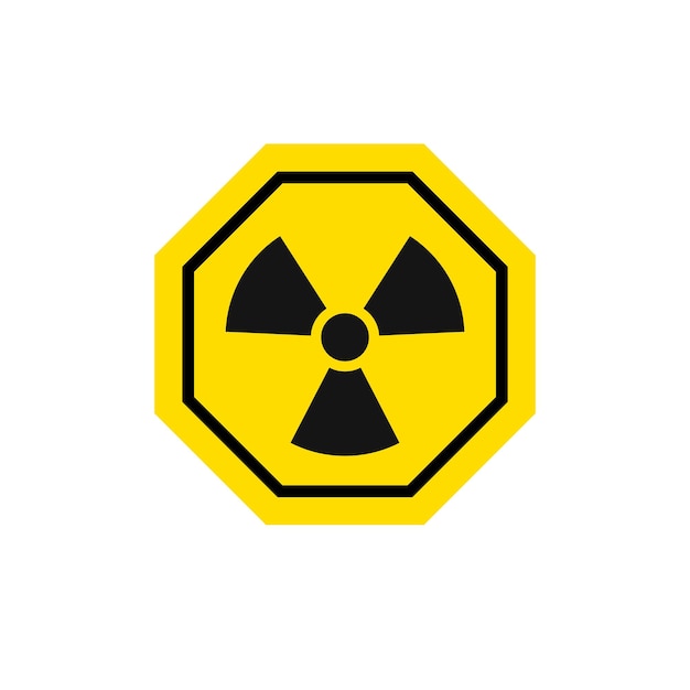 Icono de elemento radiactivo