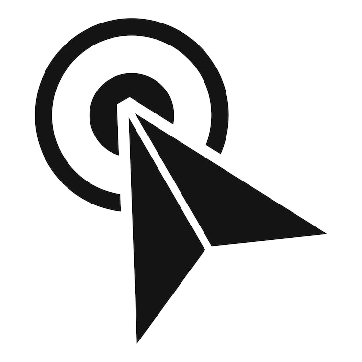 Vector icono de elemento de tecnología del cursor ilustración simple del icono vectorial del elemento de tecnología de cursor para la web