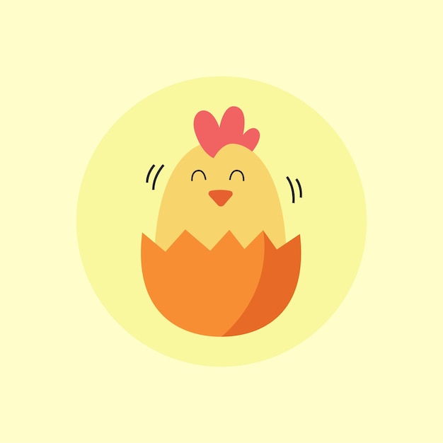 El icono del elemento vectorial de la Feliz Pascua