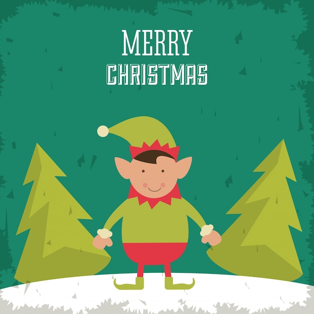 Vector icono de elf