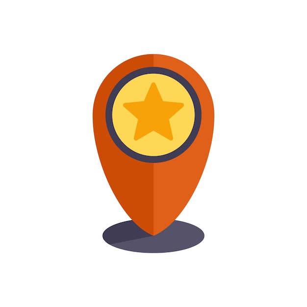 Icono de embajador de marca en línea vector plano Regalo de estrategia de redes sociales