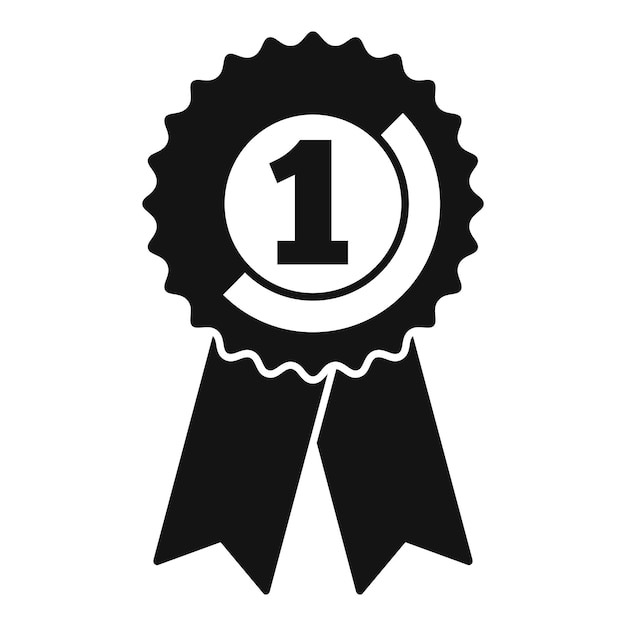 Icono de emblema escolar vector simple Diploma de educación Estudio en línea