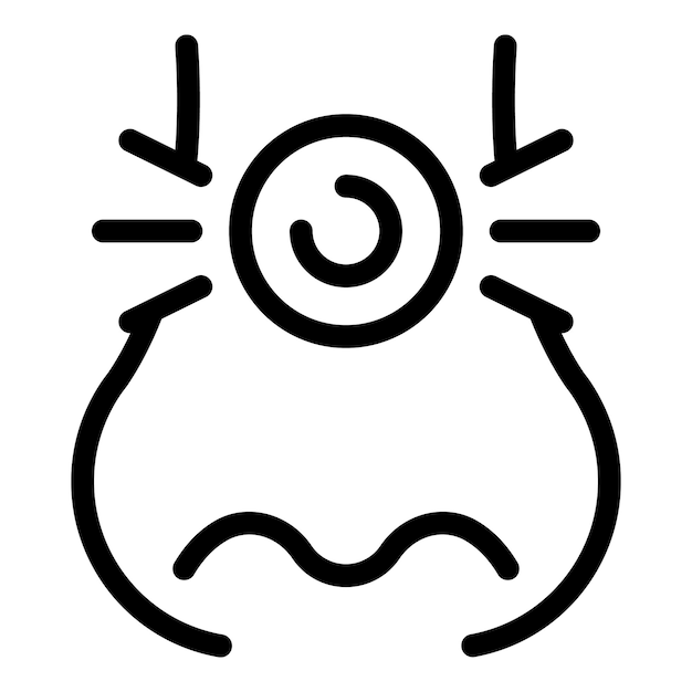 Icono de embudo de marketing que muestra al cliente objetivo alcanzando el objetivo de negocio