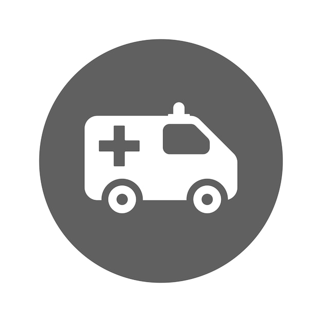 Icono de emergencia de la ambulancia
