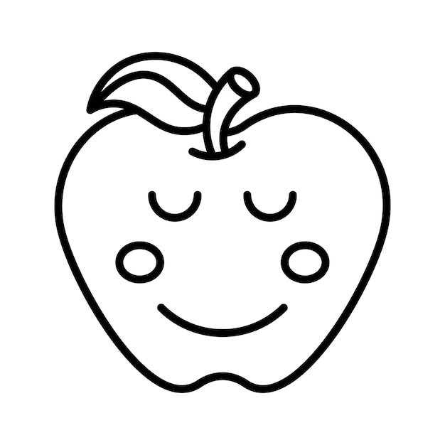 El icono de emoji de cara tranquila orgullosa expresiones frescas diseño vectorial