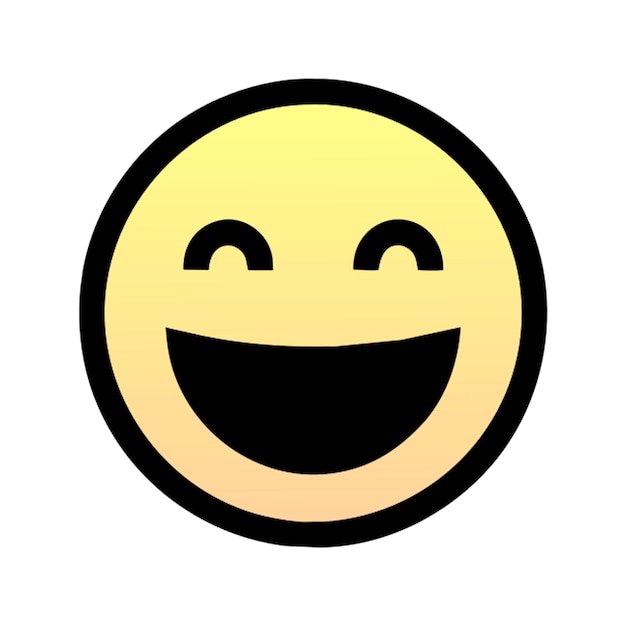 El icono del emoji sonriente