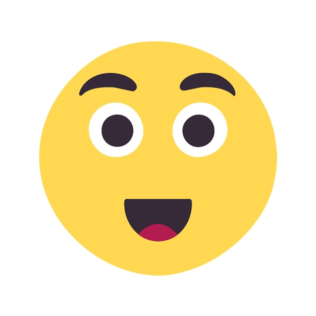 El icono del emoji wow