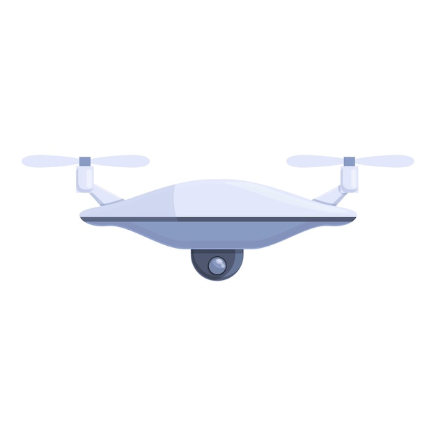 Icono de encuesta de tecnología Drone Caricatura de icono de vector de encuesta de tecnología Drone para diseño web aislado sobre fondo blanco