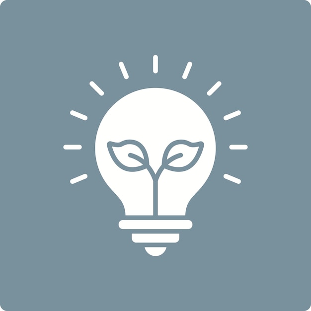 Icono de la energía verde