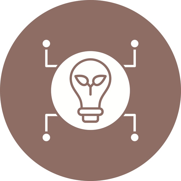 Icono de la energía verde