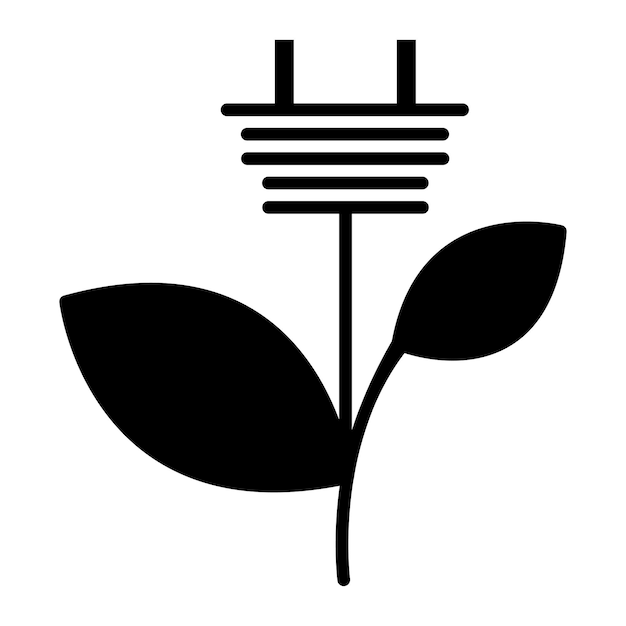 Icono de la energía verde