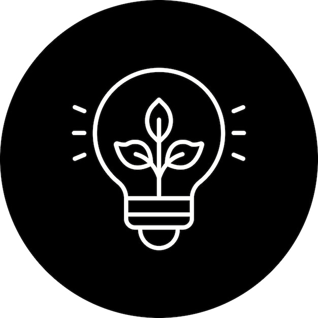 Icono de la energía verde