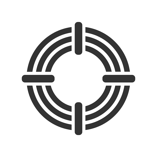 Icono de enfoque de objetivo