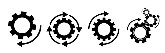 Icono de engranaje para los ajustes de configuración