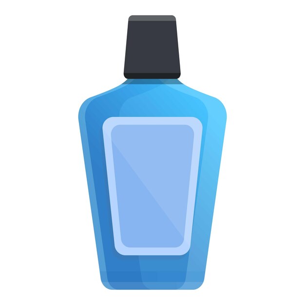 Icono de enjuague bucal Icono vectorial de enjuage bucal para diseño web aislado en fondo blanco