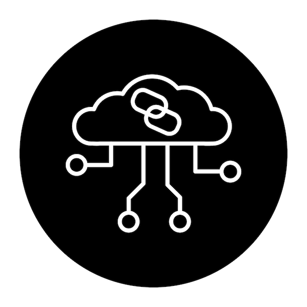 Icono de enlace a la nube