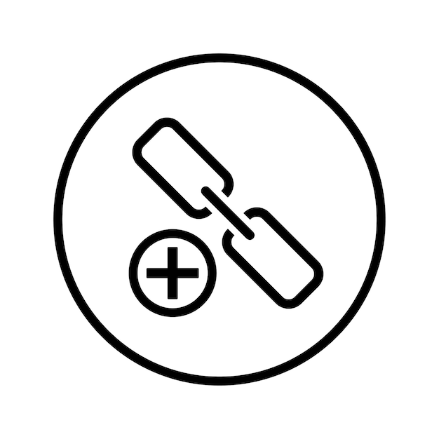 El icono del enlace social
