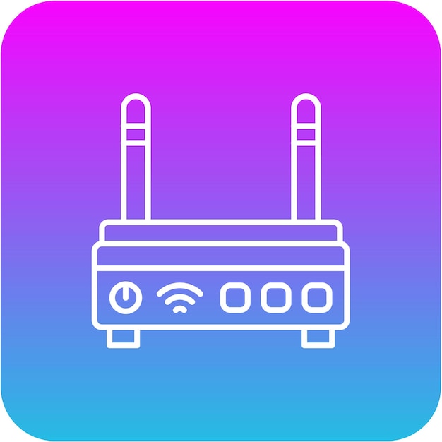 Icono del enrutador inalámbrico